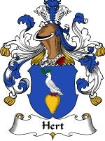 Hert coat of arms family crest download