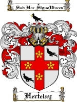 Hertelay coat of arms family crest download