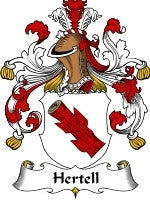 Hertell coat of arms family crest download