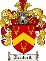 Hertforth coat of arms family crest download