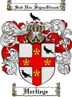 Hertleye coat of arms family crest download
