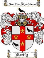Hertly coat of arms family crest download