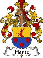 Hertz coat of arms family crest download