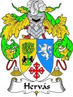 Hervas coat of arms family crest download