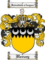 Hervey coat of arms family crest download