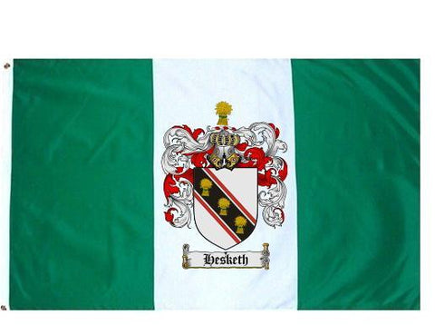 Hesketh family crest coat of arms flag