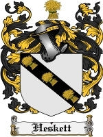 Heskett coat of arms family crest download