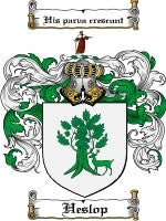 Heslop coat of arms family crest download
