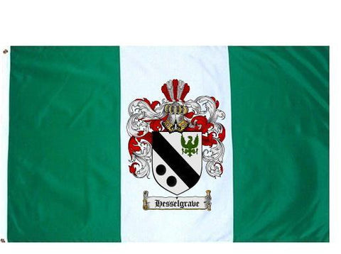 Hesselgrave family crest coat of arms flag