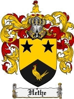 Hethe coat of arms family crest download