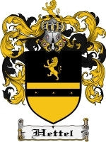 Hettel coat of arms family crest download