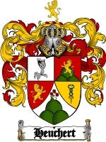 Heuchert coat of arms family crest download