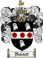 Hewlett coat of arms family crest download