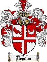 Heydon coat of arms family crest download