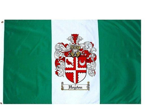 Heydon family crest coat of arms flag