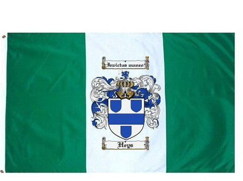 Heys family crest coat of arms flag
