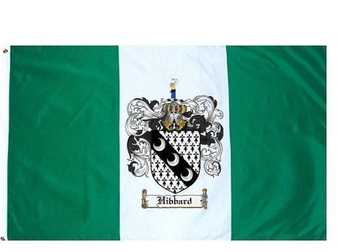 Hibbard family crest coat of arms flag