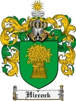 Hiccock coat of arms family crest download
