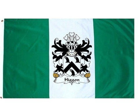 Higgon family crest coat of arms flag