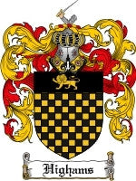 Highams coat of arms family crest download