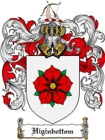 Higinbottom coat of arms family crest download