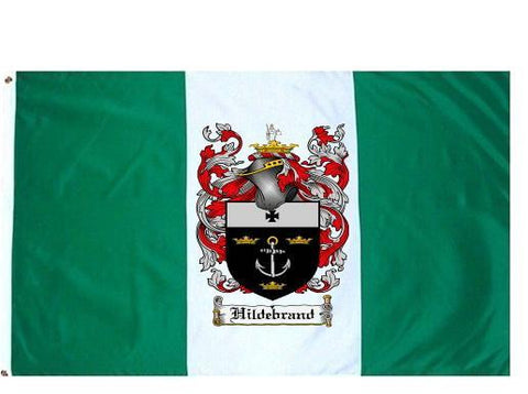 Hildebrand family crest coat of arms flag