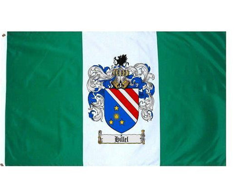 Hillel family crest coat of arms flag