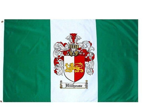 Hillhouse family crest coat of arms flag