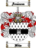 Hills coat of arms family crest download