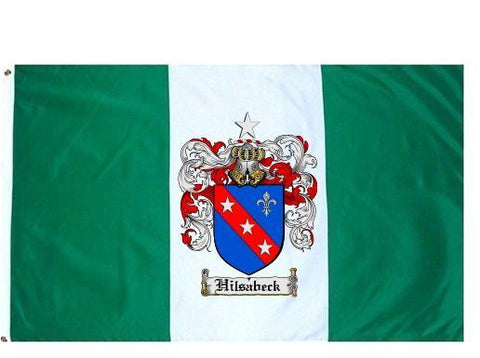 Hilsabeck family crest coat of arms flag