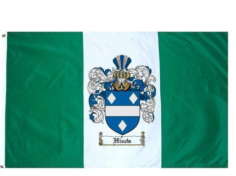 Hinds family crest coat of arms flag