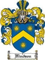 Hindson coat of arms family crest download