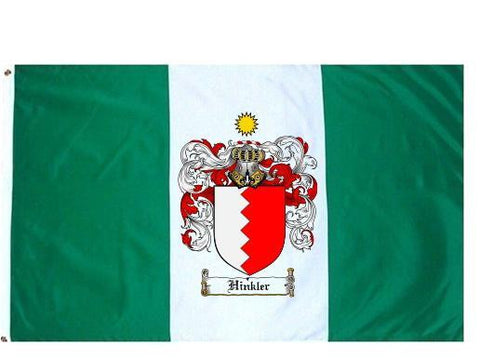 Hinkler family crest coat of arms flag