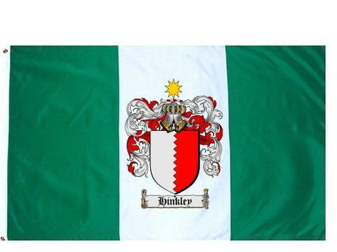 Hinkley family crest coat of arms flag