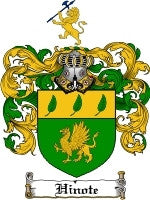 Hinote coat of arms family crest download