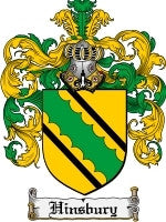 Hinsbury coat of arms family crest download