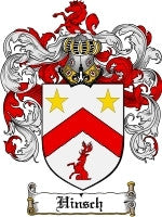 Hinsch coat of arms family crest download