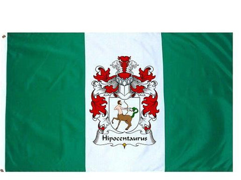 Hipocentaurus family crest coat of arms flag