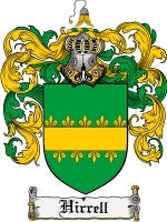Hirrell coat of arms family crest download