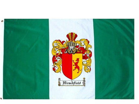 Hirschfield family crest coat of arms flag