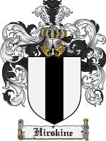 Hirskine coat of arms family crest download