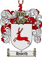 Hjorth coat of arms family crest download