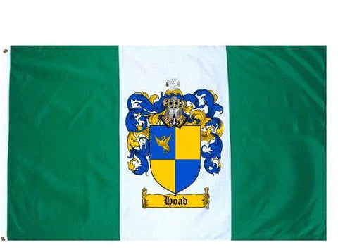 Hoad family crest coat of arms flag