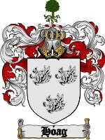 Hoag coat of arms family crest download