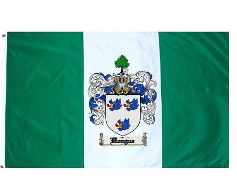 Hoague family crest coat of arms flag