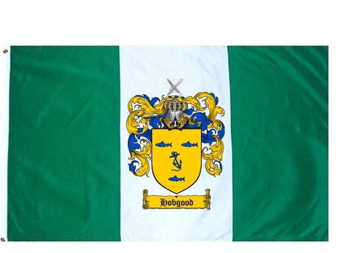 Hobgood family crest coat of arms flag