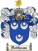 Hobhouse coat of arms family crest download