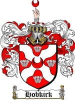 Hobkirk coat of arms family crest download