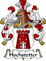 Hochstetter coat of arms family crest download