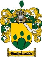 Hochstrasser coat of arms family crest download